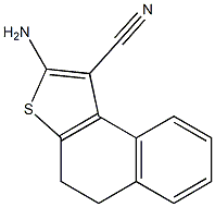 2-amino-4,5-dihydronaphtho[2,1-b]thiophene-1-carbonitrile 구조식 이미지