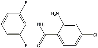 2-amino-4-chloro-N-(2,6-difluorophenyl)benzamide 구조식 이미지