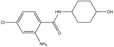 2-amino-4-chloro-N-(4-hydroxycyclohexyl)benzamide 구조식 이미지