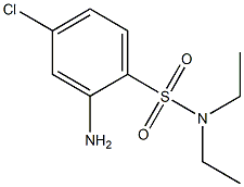 2-amino-4-chloro-N,N-diethylbenzene-1-sulfonamide 구조식 이미지