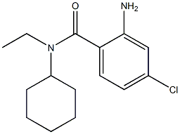 2-amino-4-chloro-N-cyclohexyl-N-ethylbenzamide 구조식 이미지