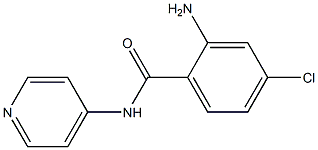 2-amino-4-chloro-N-pyridin-4-ylbenzamide Structure