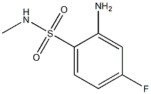 2-amino-4-fluoro-N-methylbenzene-1-sulfonamide 구조식 이미지