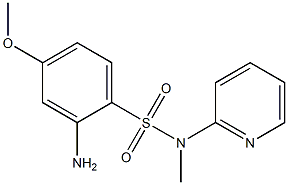 2-amino-4-methoxy-N-methyl-N-(pyridin-2-yl)benzene-1-sulfonamide 구조식 이미지