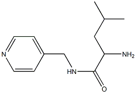 2-amino-4-methyl-N-(pyridin-4-ylmethyl)pentanamide Structure