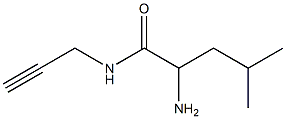 2-amino-4-methyl-N-prop-2-ynylpentanamide 구조식 이미지