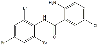 2-amino-5-chloro-N-(2,4,6-tribromophenyl)benzamide Structure