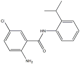 2-amino-5-chloro-N-[2-(propan-2-yl)phenyl]benzamide Structure