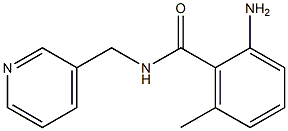 2-amino-6-methyl-N-(pyridin-3-ylmethyl)benzamide 구조식 이미지