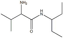 2-amino-N-(1-ethylpropyl)-3-methylbutanamide Structure