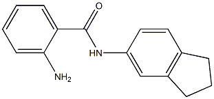 2-amino-N-(2,3-dihydro-1H-inden-5-yl)benzamide Structure