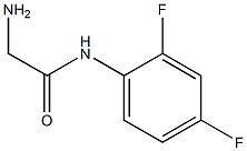 2-amino-N-(2,4-difluorophenyl)acetamide Structure