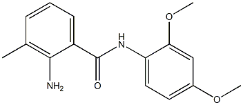 2-amino-N-(2,4-dimethoxyphenyl)-3-methylbenzamide 구조식 이미지