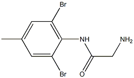 2-amino-N-(2,6-dibromo-4-methylphenyl)acetamide 구조식 이미지