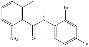 2-amino-N-(2-bromo-4-fluorophenyl)-6-methylbenzamide 구조식 이미지