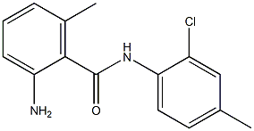 2-amino-N-(2-chloro-4-methylphenyl)-6-methylbenzamide Structure