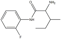 2-amino-N-(2-fluorophenyl)-3-methylpentanamide 구조식 이미지