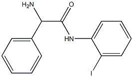 2-amino-N-(2-iodophenyl)-2-phenylacetamide Structure