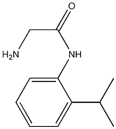 2-amino-N-(2-isopropylphenyl)acetamide 구조식 이미지