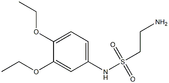 2-amino-N-(3,4-diethoxyphenyl)ethane-1-sulfonamide 구조식 이미지