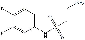 2-amino-N-(3,4-difluorophenyl)ethanesulfonamide 구조식 이미지