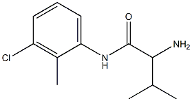 2-amino-N-(3-chloro-2-methylphenyl)-3-methylbutanamide Structure