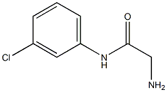 2-amino-N-(3-chlorophenyl)acetamide 구조식 이미지