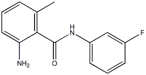 2-amino-N-(3-fluorophenyl)-6-methylbenzamide Structure