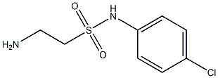 2-amino-N-(4-chlorophenyl)ethanesulfonamide 구조식 이미지