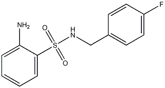 2-amino-N-(4-fluorobenzyl)benzenesulfonamide 구조식 이미지