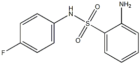 2-amino-N-(4-fluorophenyl)benzenesulfonamide Structure