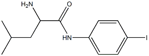 2-amino-N-(4-iodophenyl)-4-methylpentanamide 구조식 이미지