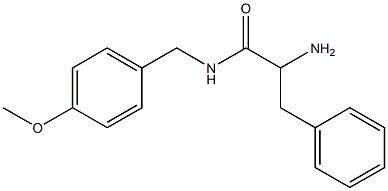 2-amino-N-(4-methoxybenzyl)-3-phenylpropanamide 구조식 이미지