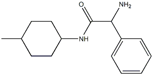 2-amino-N-(4-methylcyclohexyl)-2-phenylacetamide Structure