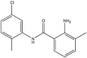 2-amino-N-(5-chloro-2-methylphenyl)-3-methylbenzamide 구조식 이미지