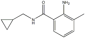 2-amino-N-(cyclopropylmethyl)-3-methylbenzamide Structure