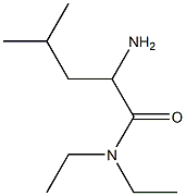 2-amino-N,N-diethyl-4-methylpentanamide 구조식 이미지