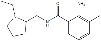 2-amino-N-[(1-ethylpyrrolidin-2-yl)methyl]-3-methylbenzamide Structure