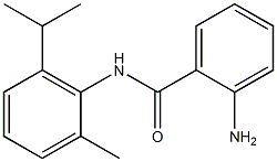 2-amino-N-[2-methyl-6-(propan-2-yl)phenyl]benzamide Structure