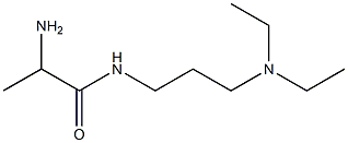 2-amino-N-[3-(diethylamino)propyl]propanamide Structure