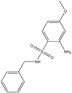 2-amino-N-benzyl-4-methoxybenzene-1-sulfonamide Structure