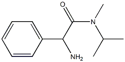 2-amino-N-isopropyl-N-methyl-2-phenylacetamide Structure