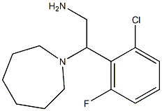 2-azepan-1-yl-2-(2-chloro-6-fluorophenyl)ethanamine 구조식 이미지