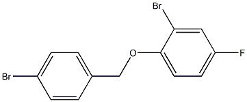2-bromo-1-[(4-bromophenyl)methoxy]-4-fluorobenzene 구조식 이미지