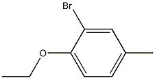 2-bromo-1-ethoxy-4-methylbenzene 구조식 이미지