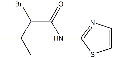 2-bromo-3-methyl-N-(1,3-thiazol-2-yl)butanamide Structure