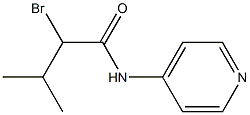 2-bromo-3-methyl-N-(pyridin-4-yl)butanamide 구조식 이미지