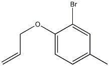 2-bromo-4-methyl-1-(prop-2-en-1-yloxy)benzene Structure