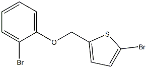 2-bromo-5-(2-bromophenoxymethyl)thiophene 구조식 이미지