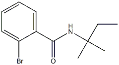 2-bromo-N-(1,1-dimethylpropyl)benzamide 구조식 이미지